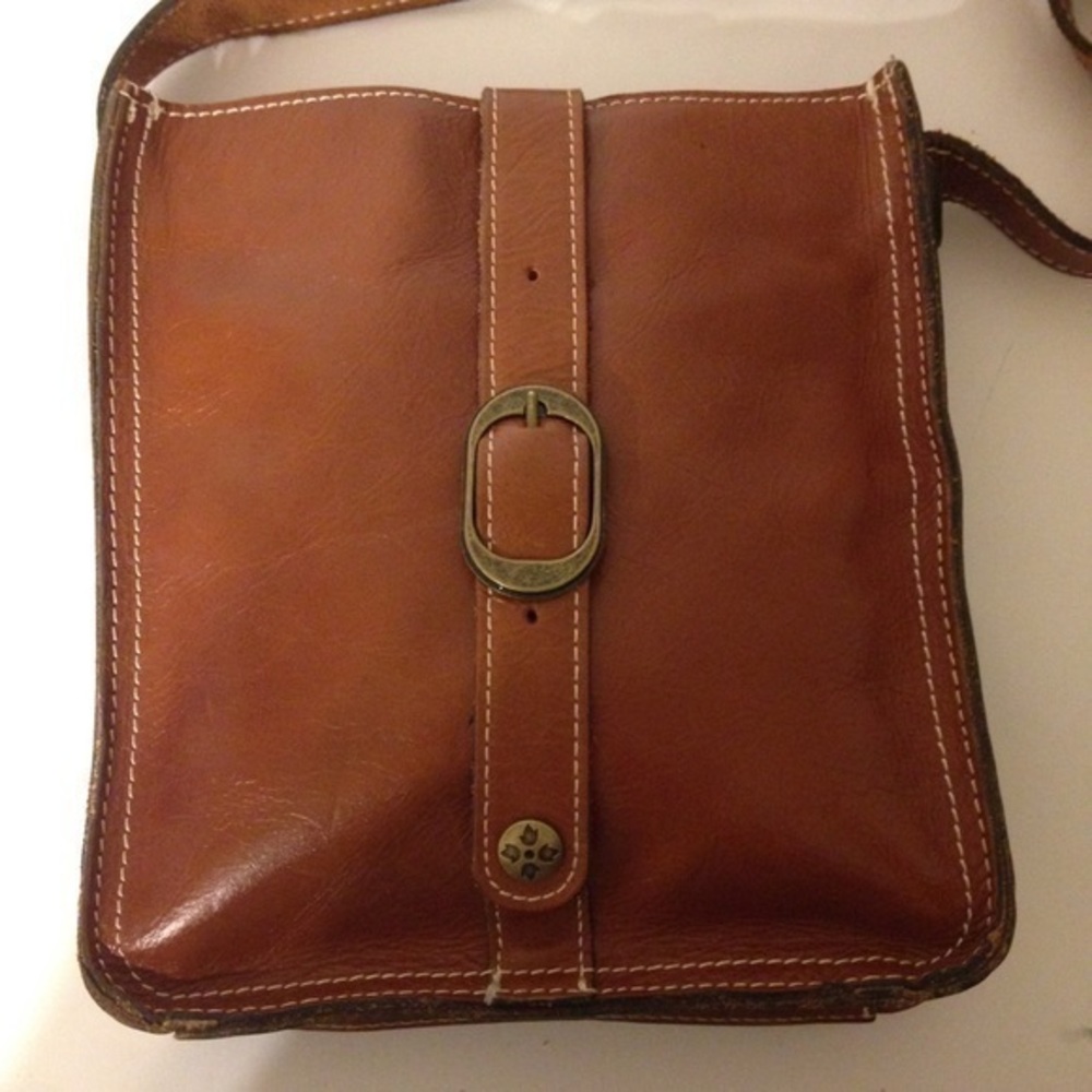 👛 PATRICIA NASH 👛leather messenger bag